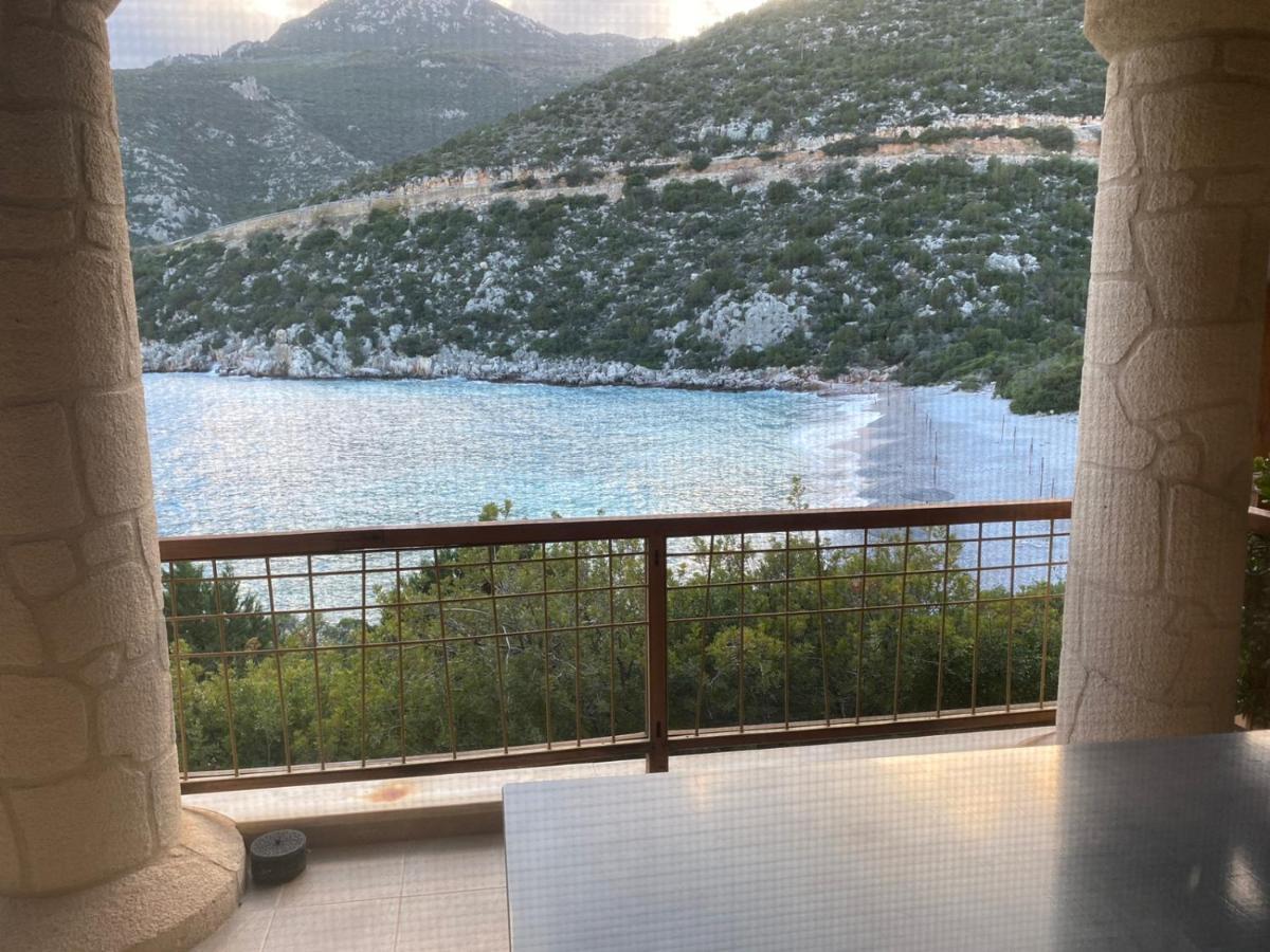 Secret Arcadia Bay - Maisonette Breathtaking Sea & Mountain View-Just On The Beach Agios Andreas  Eksteriør bilde