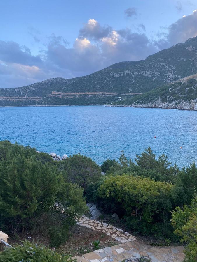 Secret Arcadia Bay - Maisonette Breathtaking Sea & Mountain View-Just On The Beach Agios Andreas  Eksteriør bilde