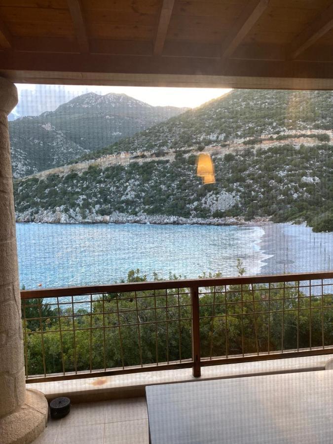 Secret Arcadia Bay - Maisonette Breathtaking Sea & Mountain View-Just On The Beach Agios Andreas  Eksteriør bilde